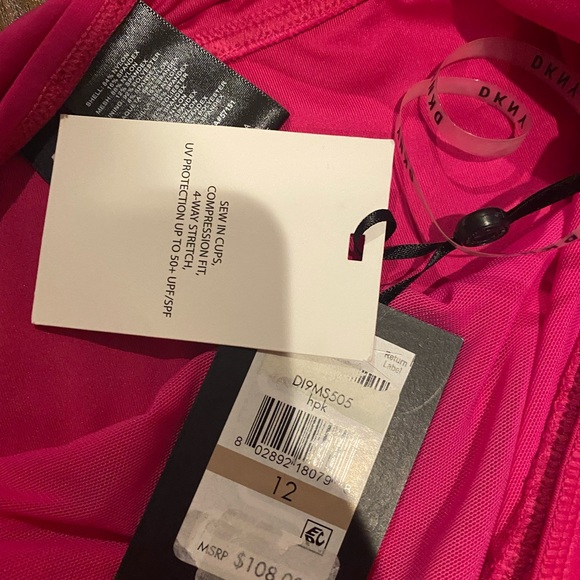 NWT DKNY Swimsuit Size 12 - Picture 7 of 7
